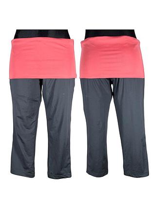 Укороченные спортивные лосины для йоги с отворотом vintage 2000s y2k yoga типу victoria’s secret pink yoga