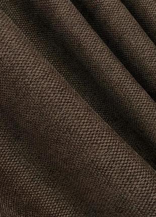 Шторная ткань лен grand linen. цвет коричневый