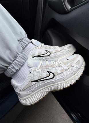Кросівки nike p-6000 white/beige