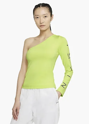 Лонгслив на одно плечо, nike, m/l