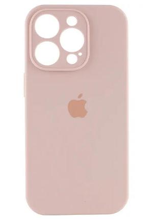 Чохол fiji silicone case full camera для apple iphone 16 pro max бампер накладка із захистом камери pink sand