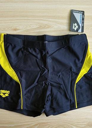 Чоловічі плавки боксери arena m versus short black/yellow star
