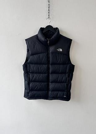 Пухова жилетка the north face tnf 700 fill nuptse puffer vest black size m gorpcore vintage style