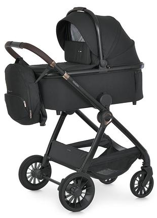 Коляска универсальная 2в1 me 1183 riviera black