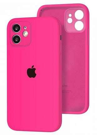Чохол fiji silicone case full camera для apple iphone 12 бампер накладка із захистом камери lilac