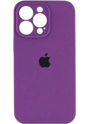 Чохол fiji silicone case full camera для apple iphone 16 pro бампер накладка із захистом камери purple