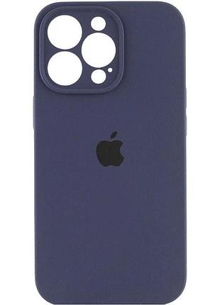 Чохол fiji silicone case full camera для apple iphone 12 pro max бампер накладка із захистом камери dark blue