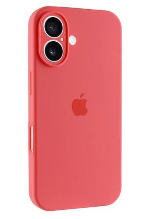 Чохол fiji silicone case full camera для apple iphone 16 бампер накладка із захистом камери pink citrus