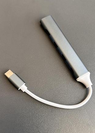 Перехідник адаптер type c і 4 входи usb