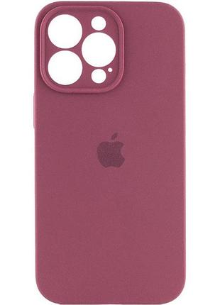 Чехол fiji silicone case full camera для apple iphone 12 pro бампер накладка с защитой камеры plum