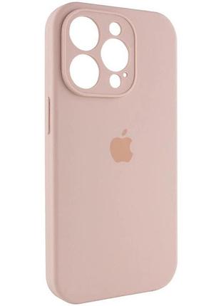 Чехол fiji silicone case full camera для apple iphone 12 pro бампер накладка с защитой камеры pink sand