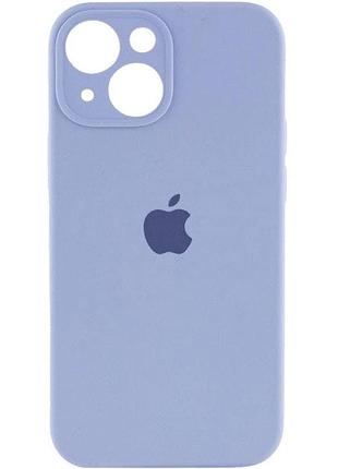 Чехол fiji silicone case full camera для apple iphone 13 бампер накладка с защитой камеры lilac