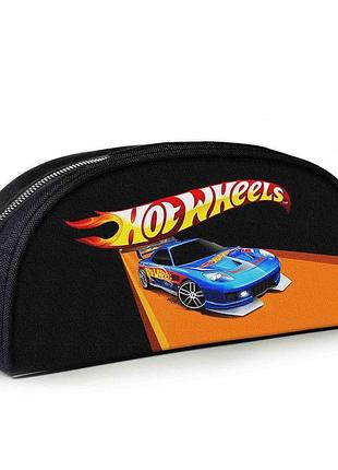 Пенал школьный с принтом hot wheels 23х10х8 см детский для мальчика (3960)