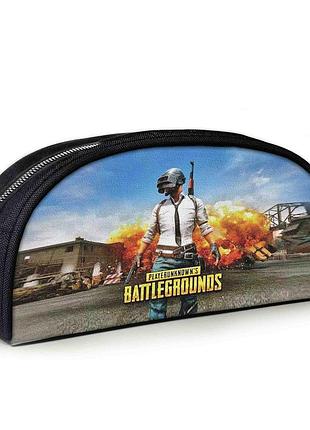 Пенал школьный с принтом pubg: battlegrounds 23х10х8 см с принтом для мальчика (3826)