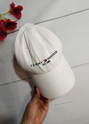 Белая кепка бейсболка tommy hilfiger