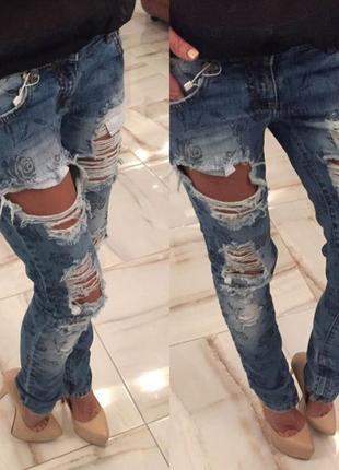 Фірмові джинси amn (італія)1 фото