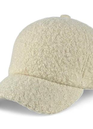 Женская бейсболка teddy,кепка барашик m/55-56