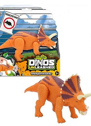 Інтерактивна іграшка dinos unleashed серії realistic s2 – трицератопс 2