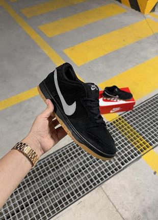Nike sb dunk low pro black grey 2