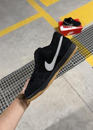 Nike sb dunk low pro black grey 4