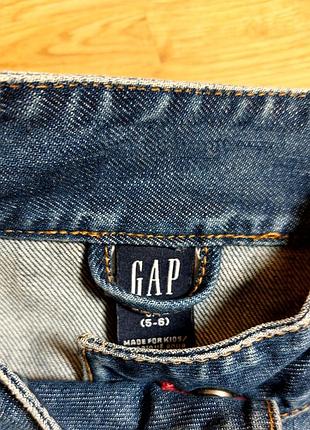 Джинсовая куртка gap р 5-6лет 4