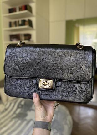 Оригінальна шкіряна сумка karl lagerfeld