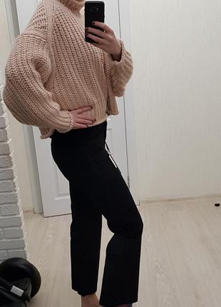 Оксамитові штани zara3 фото