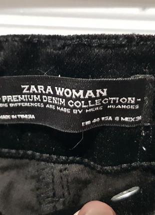 Оксамитові штани zara7 фото