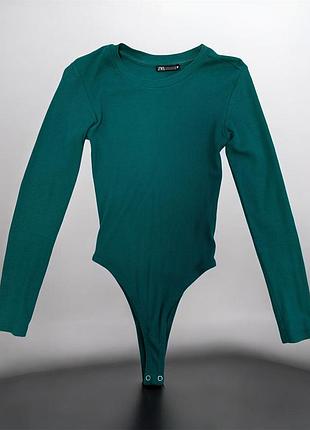 Жіноче боді в рубчик zara xs/s