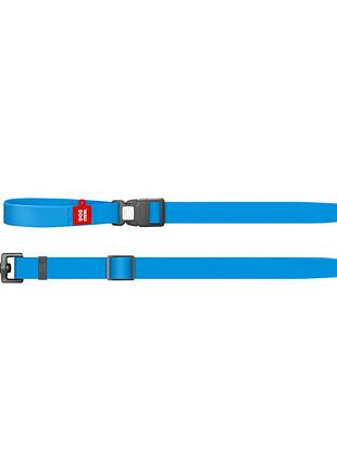 Петля-утримувач для грумінгу собак водостійка waudog waterproof, l, ш 25 мм, дов 70-116 см, а 20-110 см, блакитний