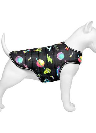 Курточка-накидка для собак waudog clothes, малюнок "рік та морті 2", xl, а 47 см, b 68-80 см, с 42-52 см