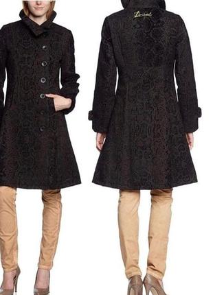 Женское шикарное демисезонное пальто desigual1 фото