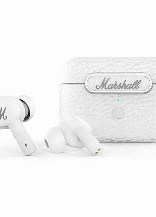 Беспроводные bluetooth наушники marshall motif a.n.c. вакуумные блютуз наушники маршал мотиф белые