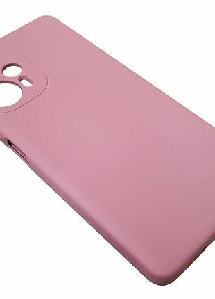 Матовий силіконовий чохол для xiaomi poco f5 бузковий мікрофібра