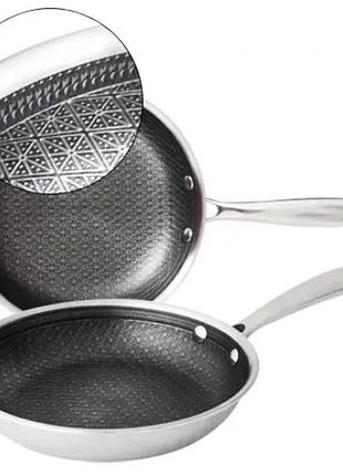 Сковорода toscana 9090-30 fry pan з антипригарним pfluon покриттям 30 см