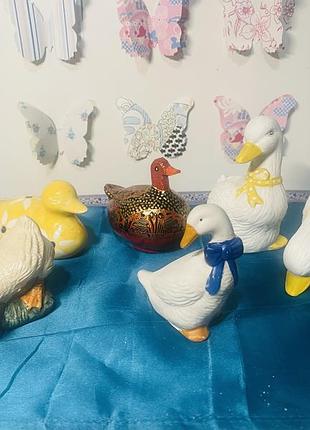 Статуетки гуси качки