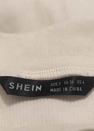 Кроп-топту рубчик shein 5