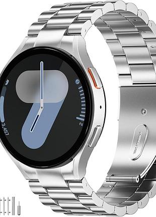 Sundaree - браслет металлический из нержавеющей стали совместим с samsung galaxy watch 7 44/40 мм, 6 classic 47 мм, 5 pro 45 мм