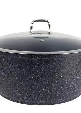 Каструля bohmann bh 7350-20 mrb 20 см 2.2л подвійне дно мармурове покриття