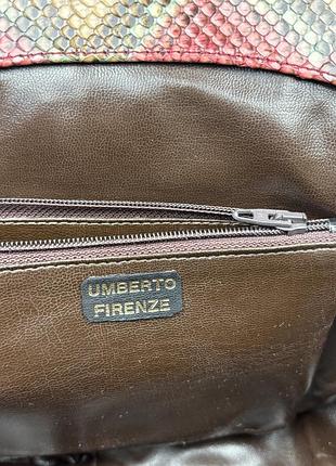 Сумка umberto firenze python, шкіра пітона 8