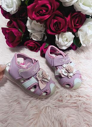 Босоніжки для дівчинки baby 20 size pinky