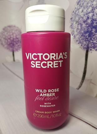 Крем-гель для душу victoria's secret wild rose & amber