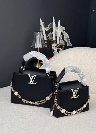Жіноча сумка преміум capucines mini black