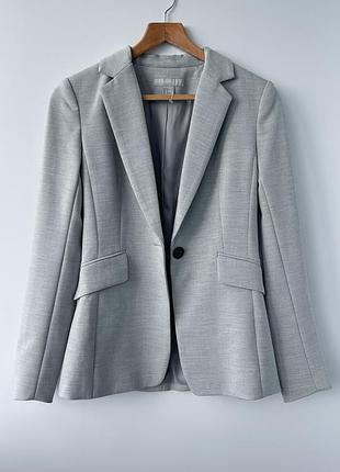 Жіночій сірий приталений піджак h&m (блейзер)