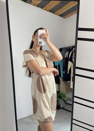 Сукня в горох mango 2