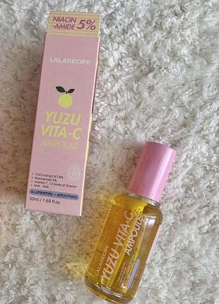 Вітамінна сироватка lalarecipe yuzu vita c ampoule