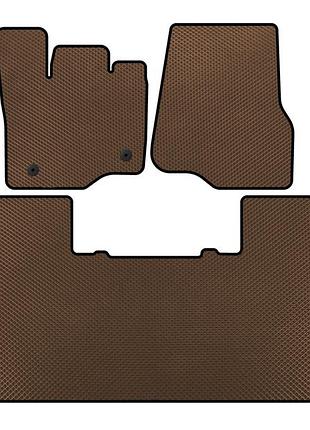 Коврики eva (коричневые) для ford f-150 2014-2021 гг