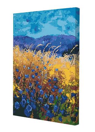 Картина за номерами riviera blanca волошкове поле 28x40 см (rb-0692)