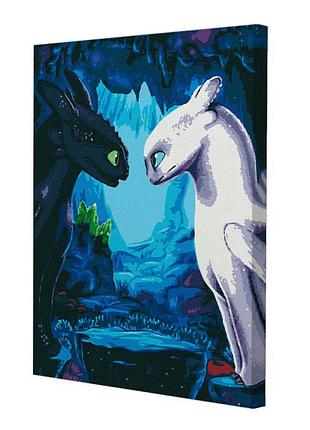Картина за номерами riviera blanca дракони 40x50 см (rb-0493)