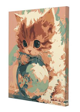 Картина за номерами riviera blanca сонячний котик 40x50 см (rb-1277)